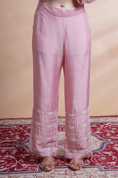 Pink Georgette Kurta Set