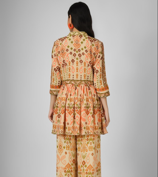 Printed Silk Georgette Co-Ord Set